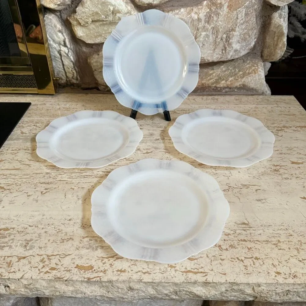Vintage Macbeth-Evans American Sweetheart Monax luncheon plates MCM
